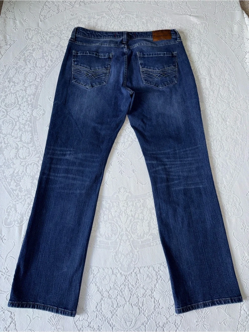 Seven7 Premium Denim Co. Men's Straight Fit‎ Blue Jeans Wash W34